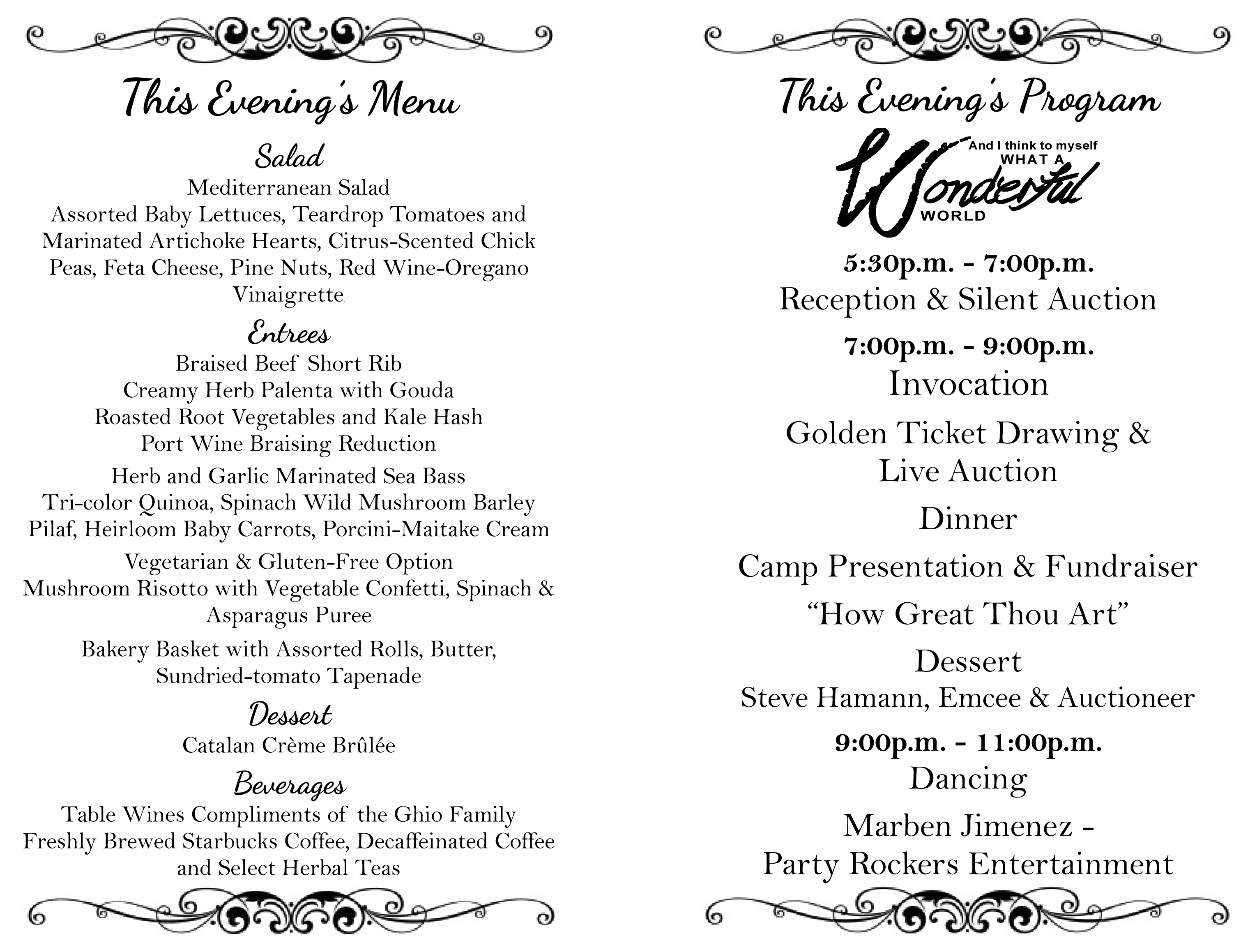 35th Annual Dinner Dance Whispering Winds