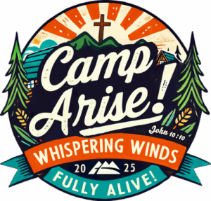 Camp Arise_Fully Alive Logo – Whispering Winds