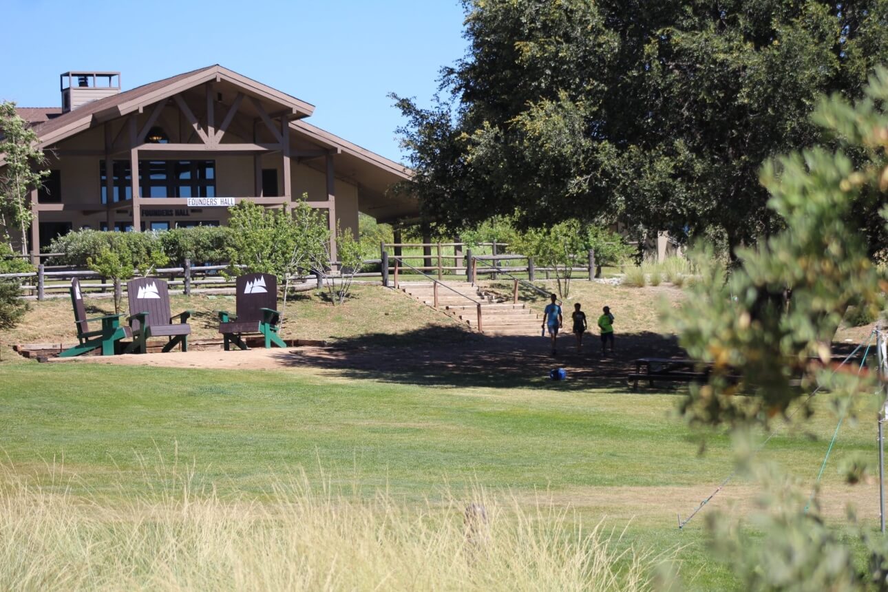 Campers spending time together at camp