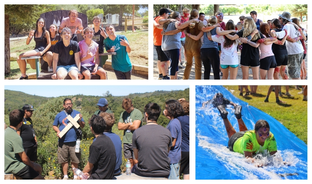 High school students at Camp Golden State