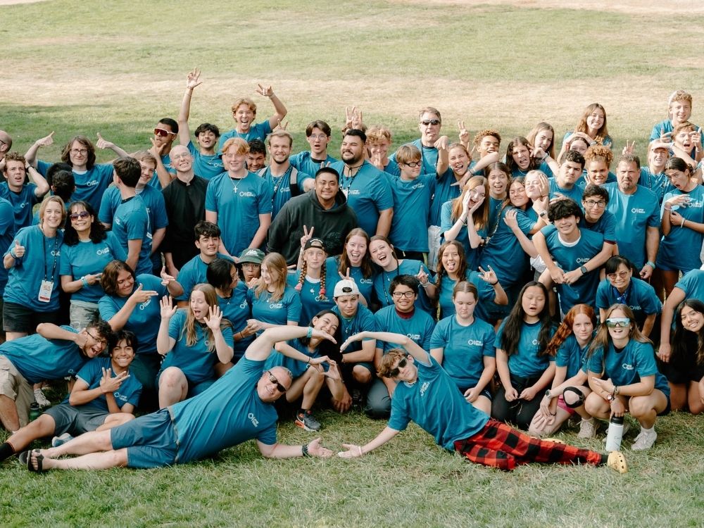 Students enjoying summer camp at Whispering Winds
